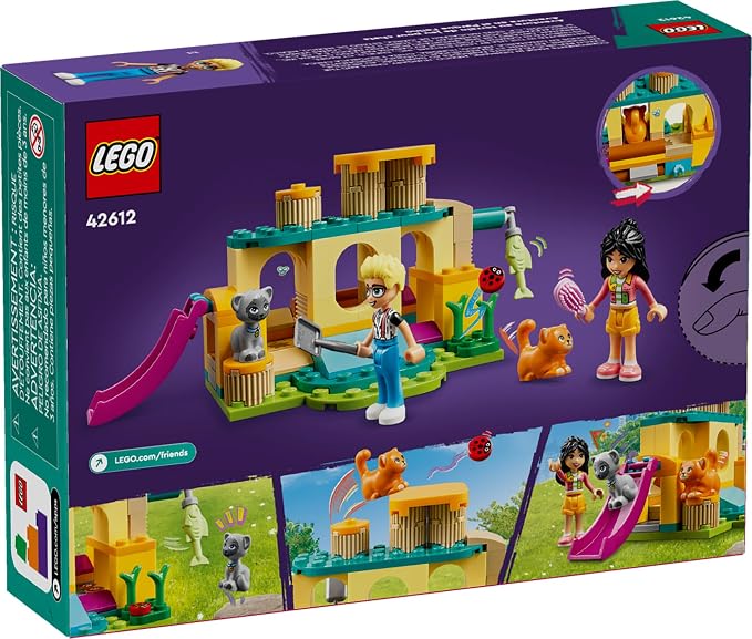 LEGO Friends Aventura en el Parque Felino Set con Animales de Juguete 42612