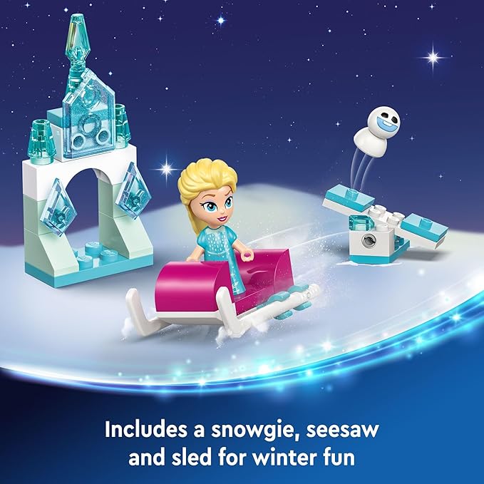 LEGO | Disney Calendario de Adviento 2024 Juguete construible con 5 micropersonajes, Divertido Set de construcción navideño, Regalo para niñas y niños de 5 años en adelante