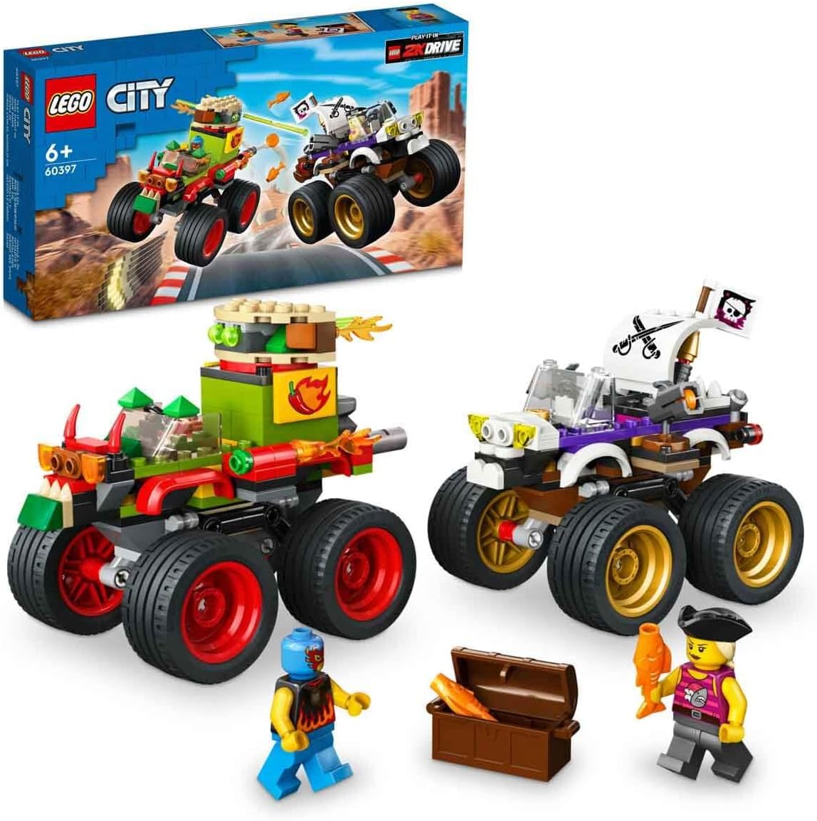LEGO® City 60397 Monster Truck - Juego de accesorios para camión