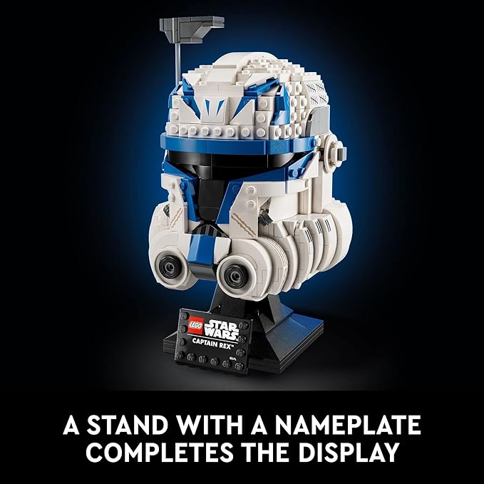LEGO Set de Juguetes de construccion Star Wars TM 75349 Casco del Capitan Rex 854 Piezas