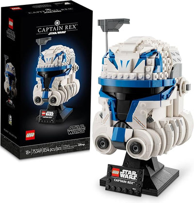 LEGO Set de Juguetes de construccion Star Wars TM 75349 Casco del Capitan Rex 854 Piezas