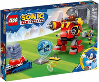 LEGO Sonic The Hedgehog Sonic vs. Dr. Eggmans eirobot Speelgoed voor Kinderen pone Sonics Snelheidsbol en 6 figuren, Rollenspel Regalo voor Jongens en Meisjes Vanaf 8 Jaar 76993