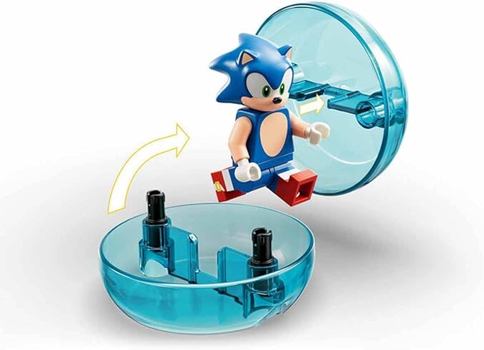 LEGO Sonic The Hedgehog Sonic vs. Dr. Eggmans eirobot Speelgoed voor Kinderen pone Sonics Snelheidsbol en 6 figuren, Rollenspel Regalo voor Jongens en Meisjes Vanaf 8 Jaar 76993