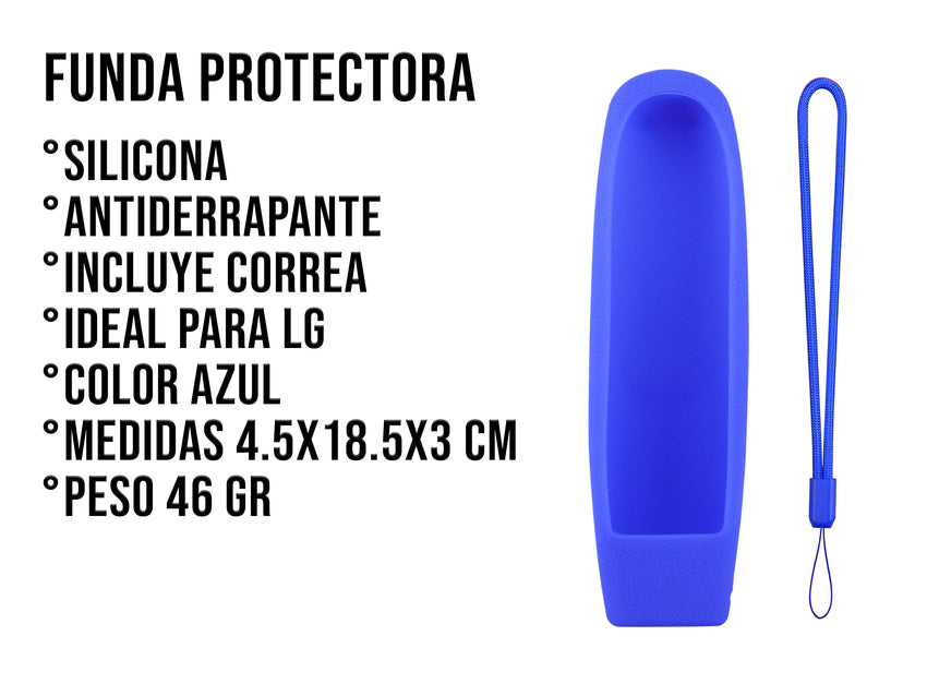 Funda de Silicon Modelos LG Magic - Azul