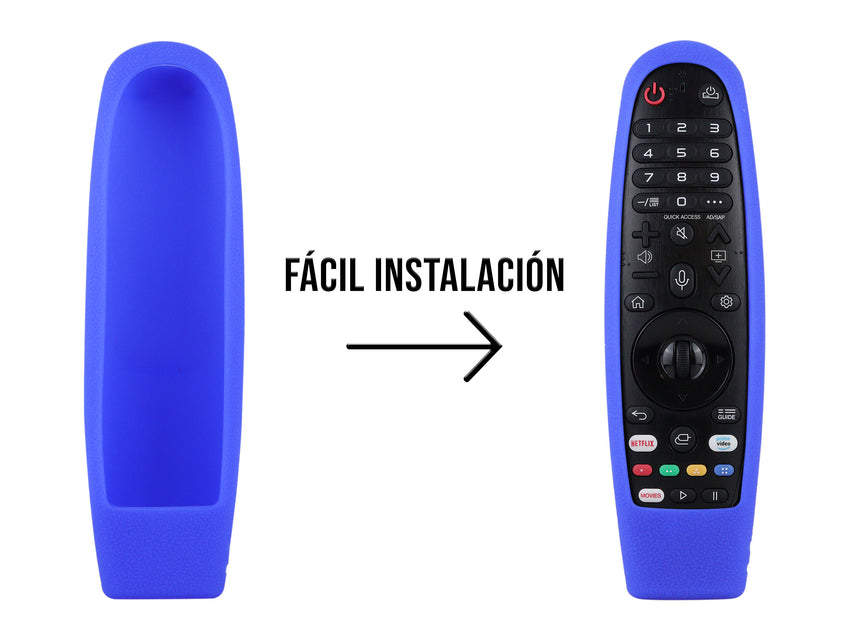 Funda de Silicon Modelos LG Magic - Azul