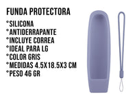 Funda de Silicon Modelos LG Magic - Gris