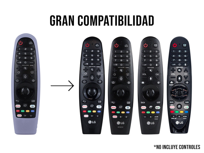 Funda de Silicon Modelos LG Magic - Gris