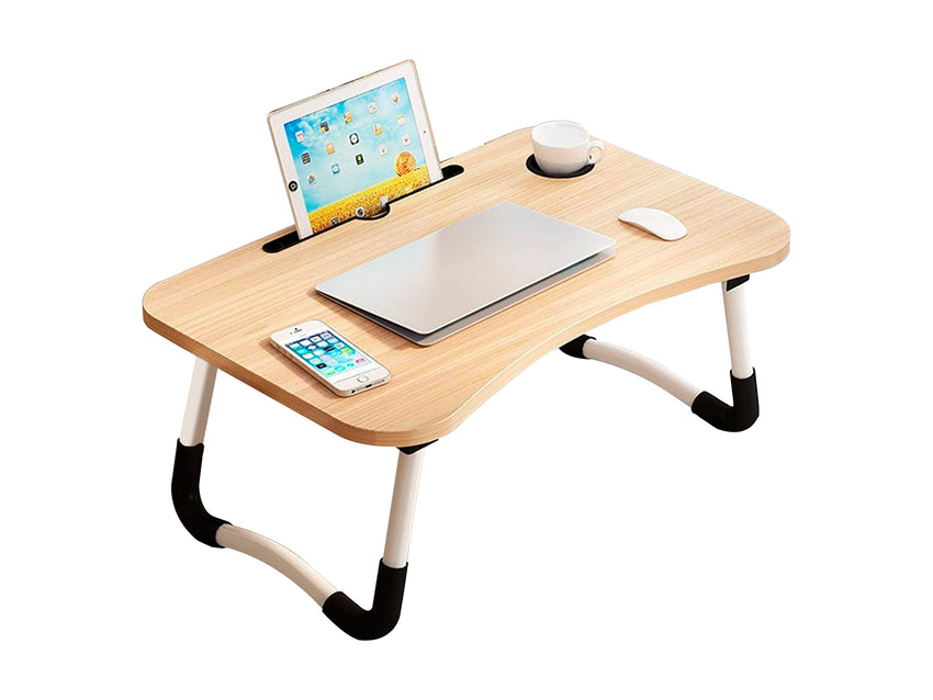 Mesa Plegable Para Laptop -color Madera