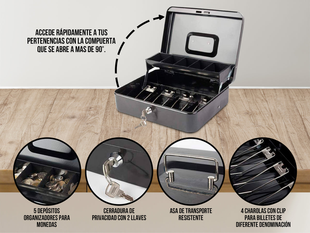 Caja de seguridad con 2 Llaves