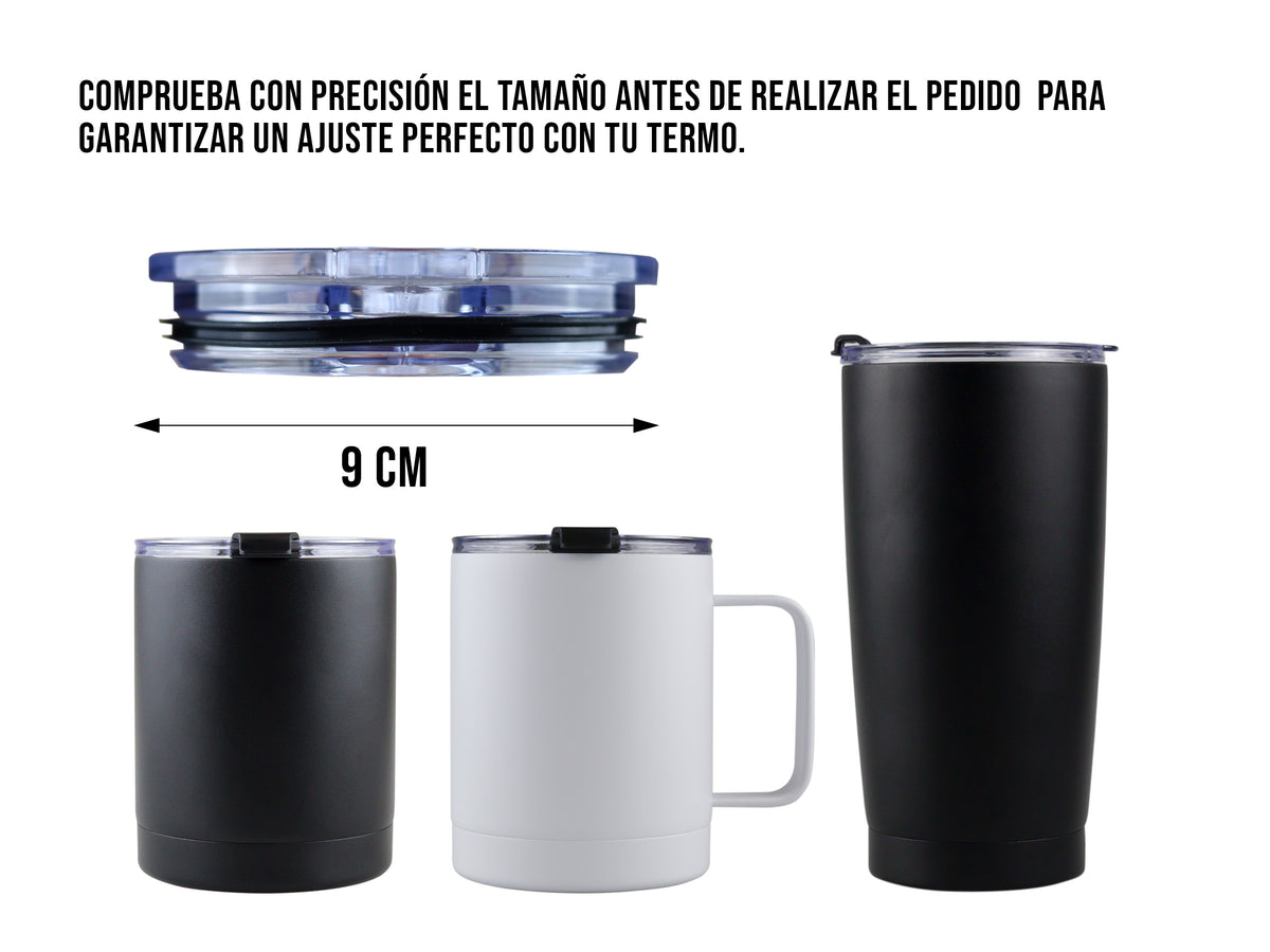 Tapa Transparente de Acrílico Antiderrames 20 oz