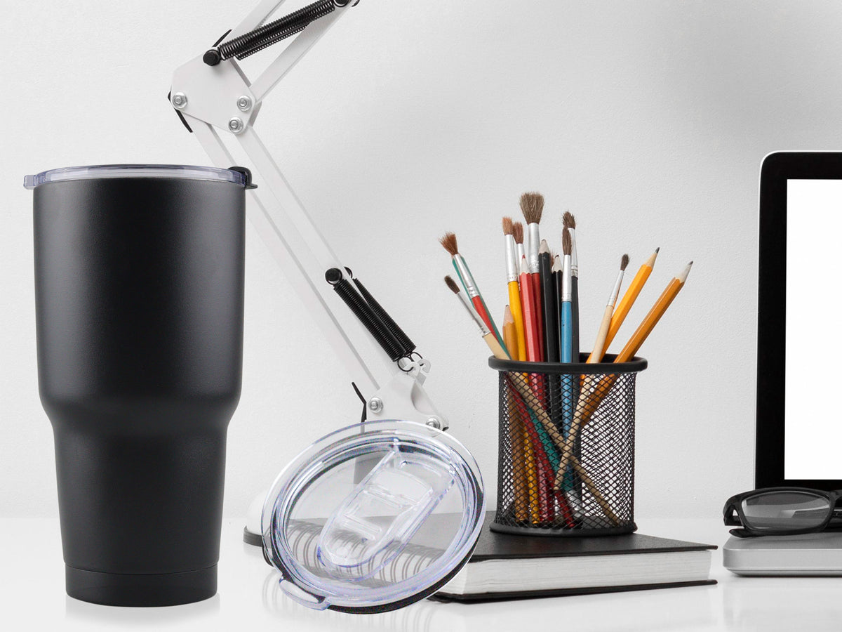 Tapa Transparente de Acrílico Antiderrames 30 oz