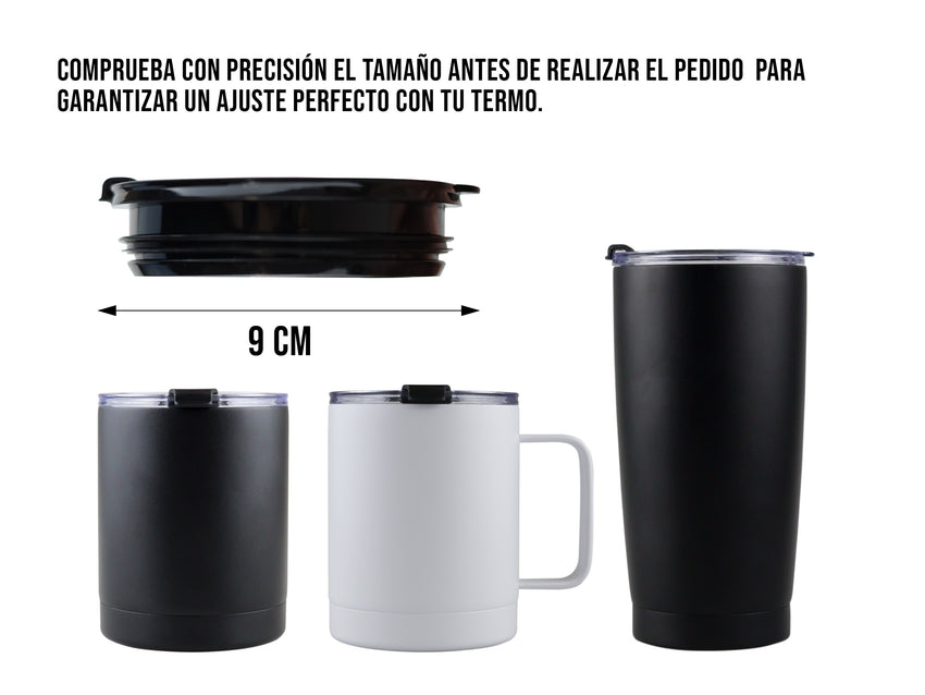 Tapa Termo Acrílico Negra 20 oz