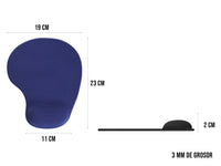 Mousepad Tapete Ergonómico Paraomputadora - Azul