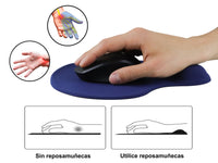 Mousepad Tapete Ergonómico Paraomputadora - Azul