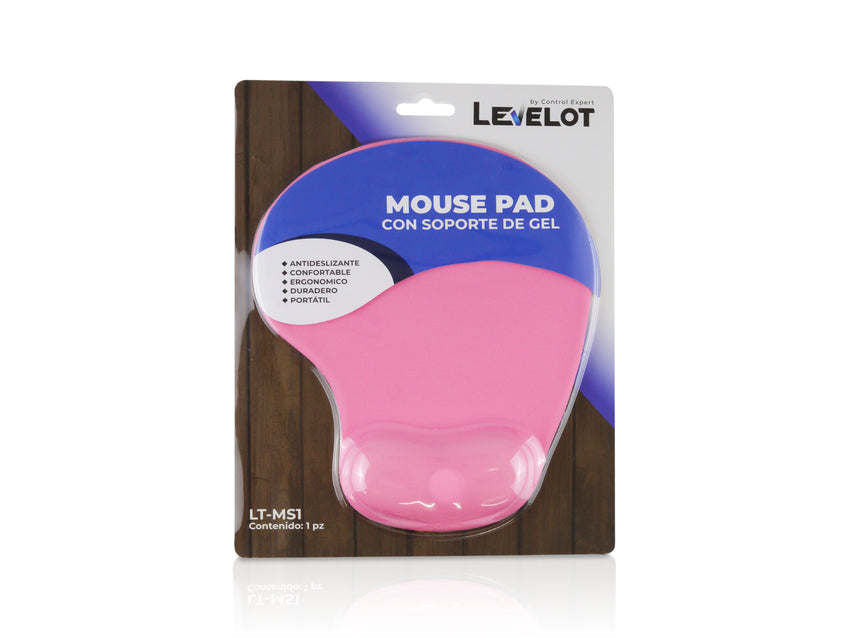 Mousepad Tapete Ergonómico Paraomputadora - Rosa