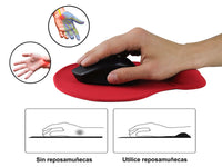 Mousepad Tapete Ergonómico Paraomputadora - Rojo