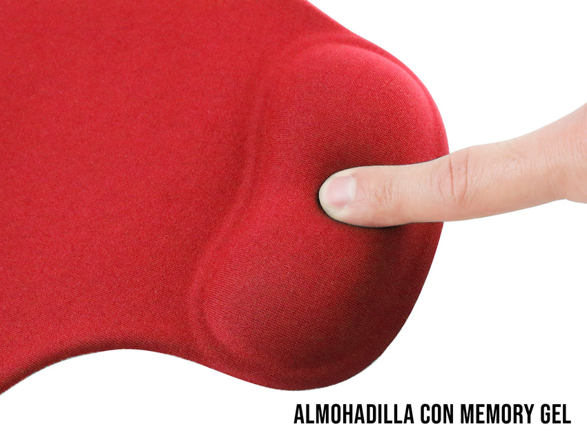 Mousepad Tapete Ergonómico Paraomputadora - Rojo