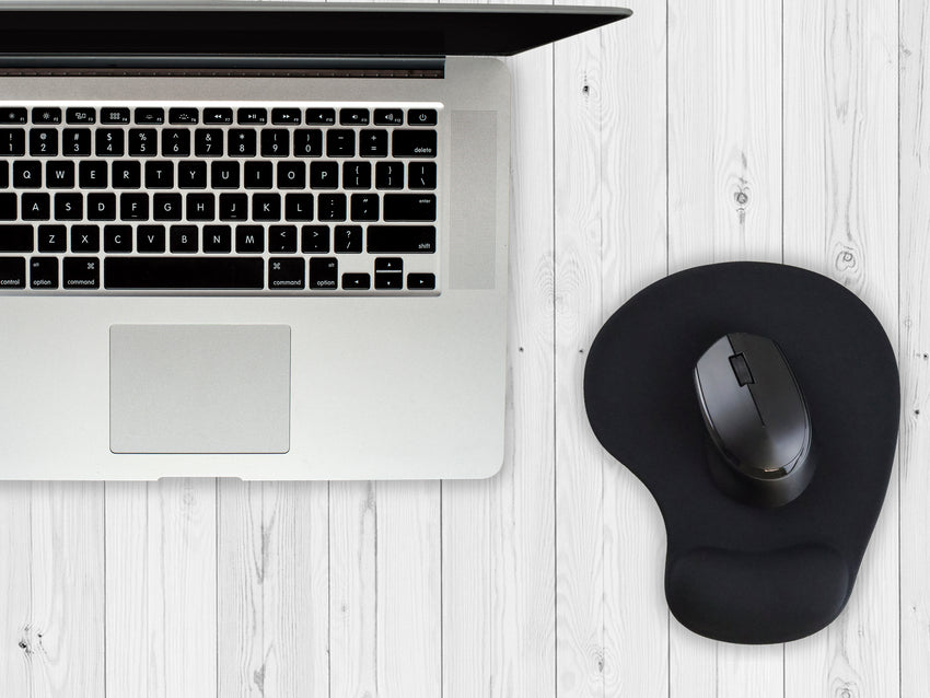 Mousepad Tapete Ergonómico Paraomputadora - Negro