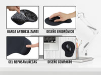 Mousepad Tapete Ergonómico Paraomputadora - Negro