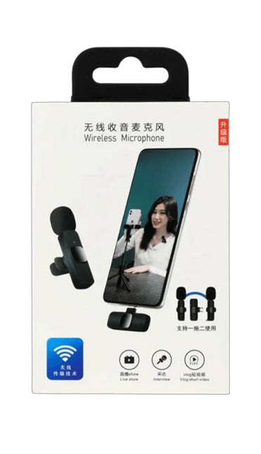 Set de 2 Micrófonos Inalámbricos