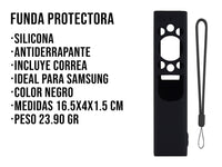 Funda de Silicón Samsung Solar 4k - Negro