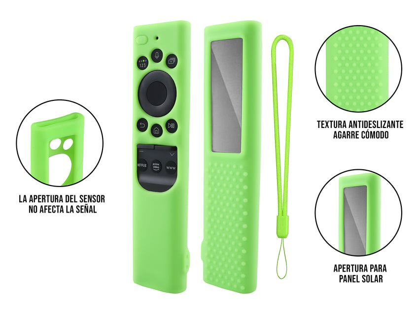 Funda de Silicón Samsung Solar 4k - Verde Fosforescente