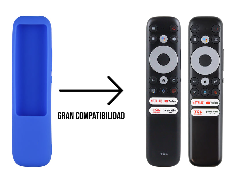 Funda de Silicón Para TCL RC902NF - Azul