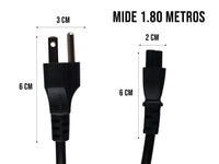 Cable de Alimentación Para Computadora Portátil Estándar