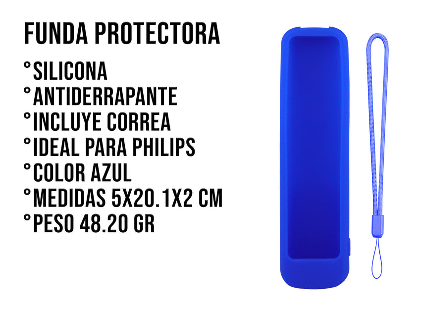 Funda de Silicon Modelos Philips - Azul