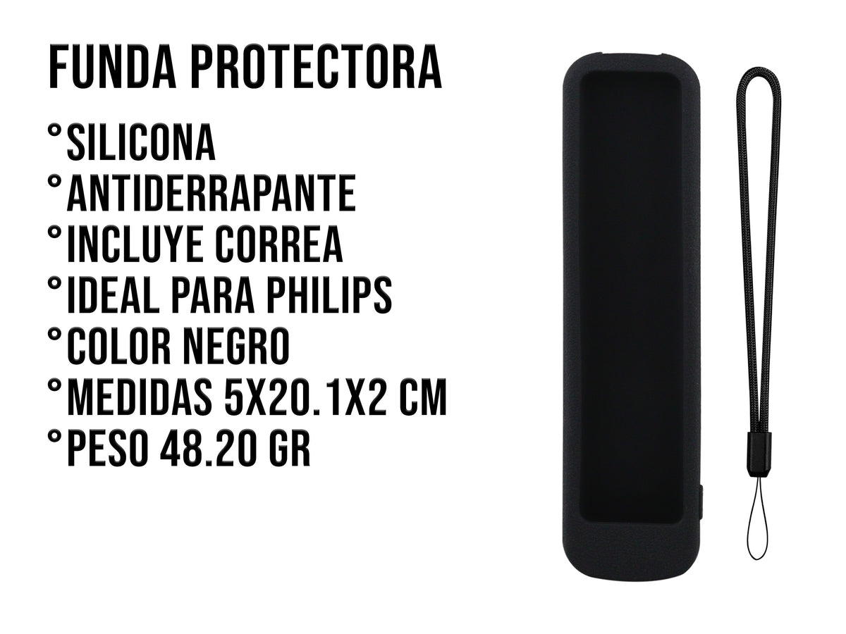Funda de Silicon Modelos Philips - Negro