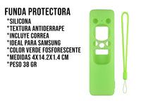 Funda de Silicon Para Samsung BN59-01432D - Verde Fosforescente