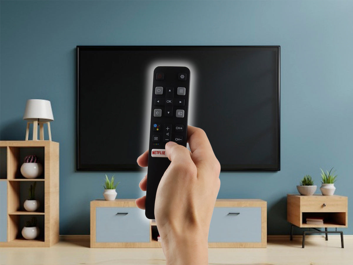 Control Tcl Rc802v Original Android Smart Tv Con Voz Netflix