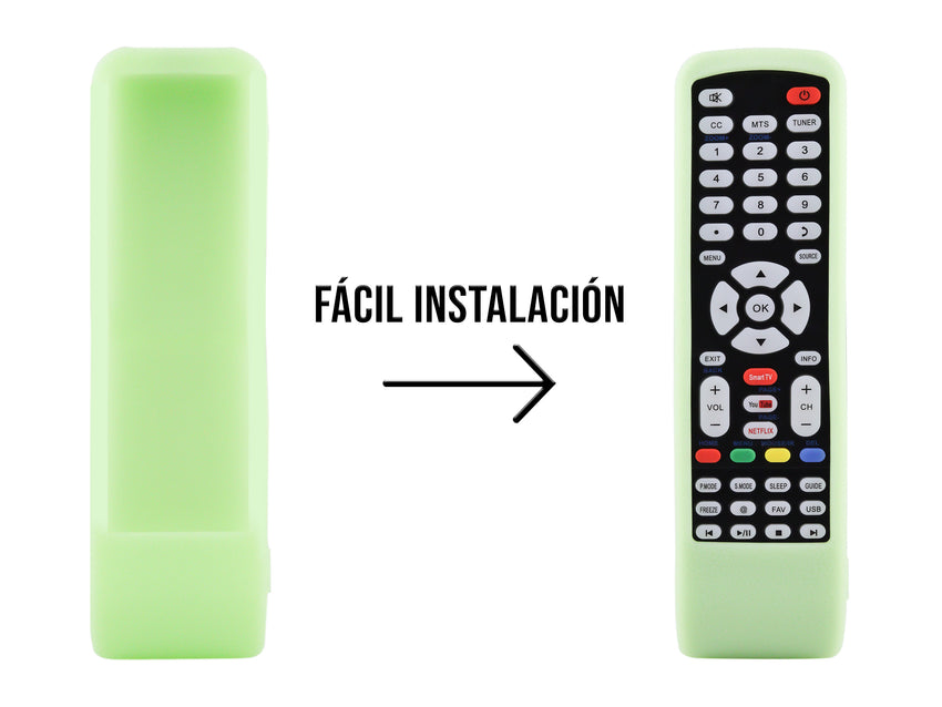 Funda Silicon Varios Modelos - Verde Fosforescente