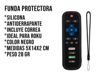 Funda Silicon Universal Roku - Negro