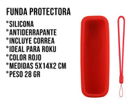 Funda Silicon Universal Roku - Rojo