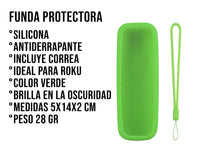 Funda Silicon Universal Roku - Verde