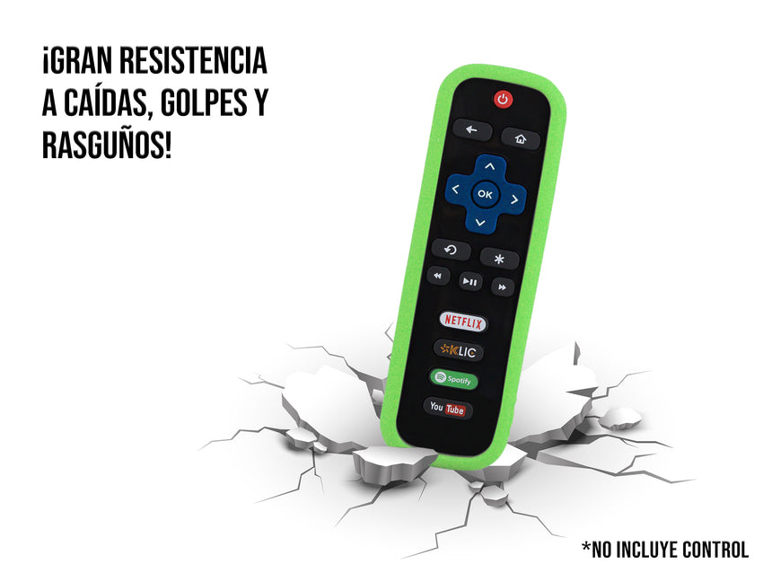 Funda Silicon Universal Roku - Verde