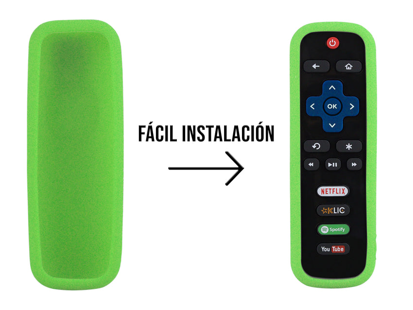 Funda Silicon Universal Roku - Verde