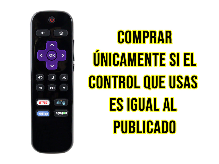 Control para LG Roku Smart Tv