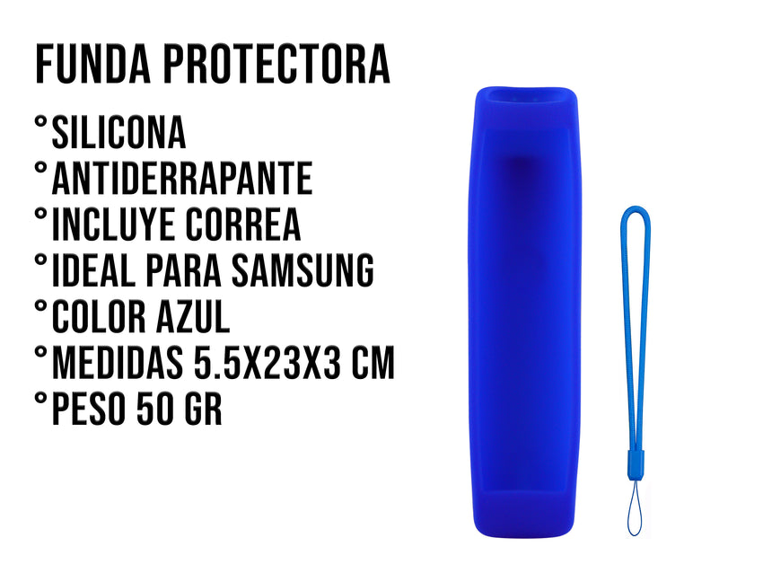 Funda Silicon Modelos Samsung Largos - Azul