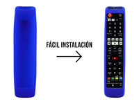 Funda Silicon Modelos Samsung Largos - Azul