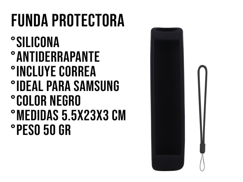 Funda Silicon Modelos Samsung Largos - Negro