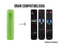 Funda Silicon Modelos Samsung Largos - Verde Fosforescente