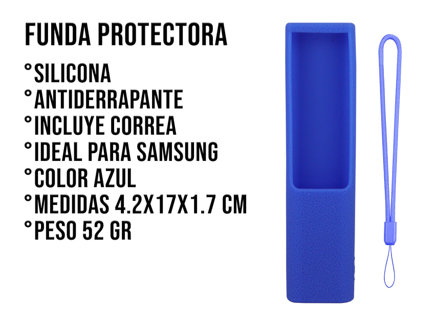 Funda Silicon Modelos Samsung - Azul