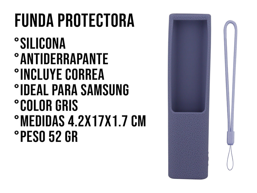 Funda Silicon Modelos Samsung - Gris
