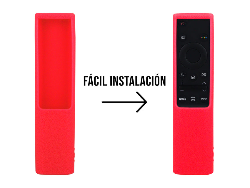 Funda Silicon Modelos Samsung - Rojo