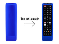 Funda Silicon Modelos Samsung cortos - Azul