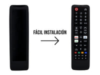 Funda Silicon Modelos Samsung cortos - Negro