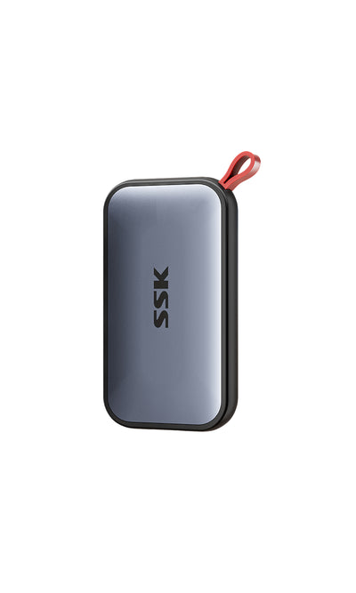 SSK - Disco duro externo SSD portátil de 1 TB, hasta 1050 MB/s USB C SSD Disco duro externo USB 3.2
