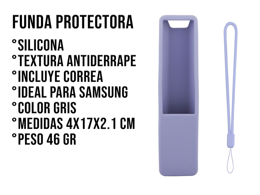 Funda Silicon Modelos Samsung - Gris